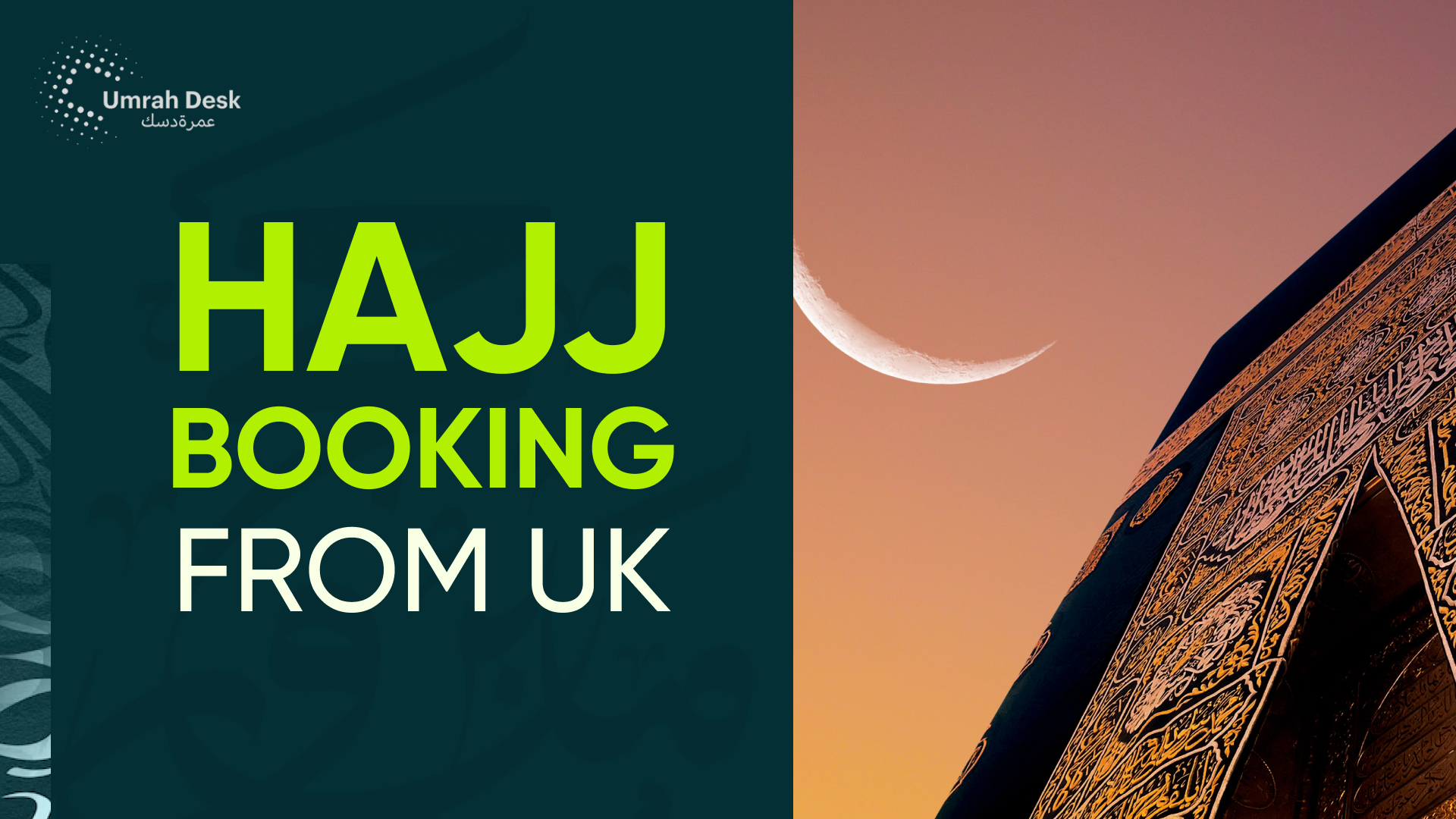 hajj booking from uk